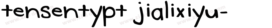 tensentypt jialixiyu字体转换